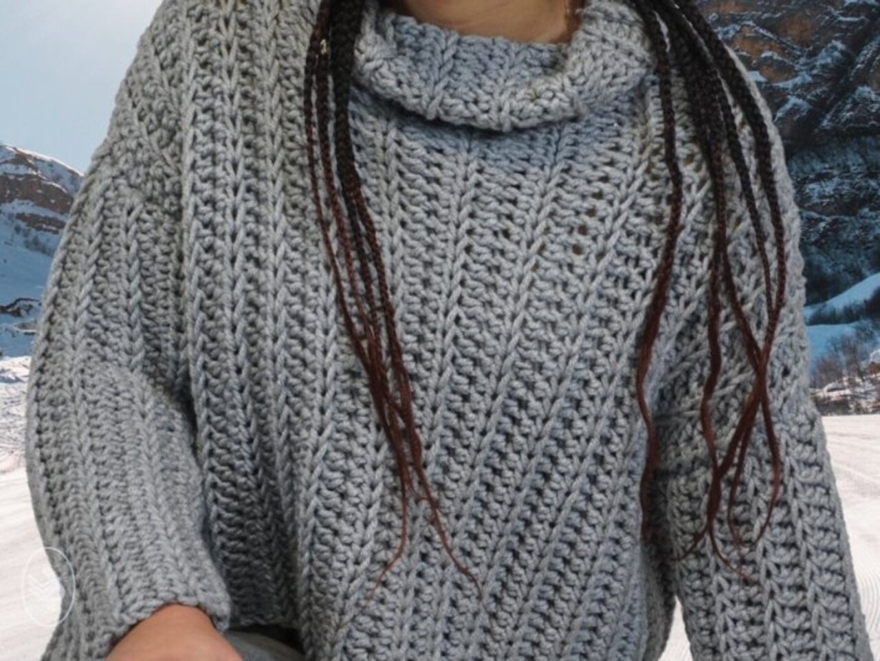 Durable Durable haakpakket Snowstorm Sweater - Omhul jezelf met deze heerlijke sweater gehaakt met Durable Dare