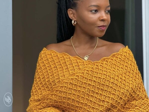 Durable Durable haakpakket Sweater Scarf - Luxe omslagdoek met mouwen, voor een chique uitstraling, gehaakt met Durable Comfy