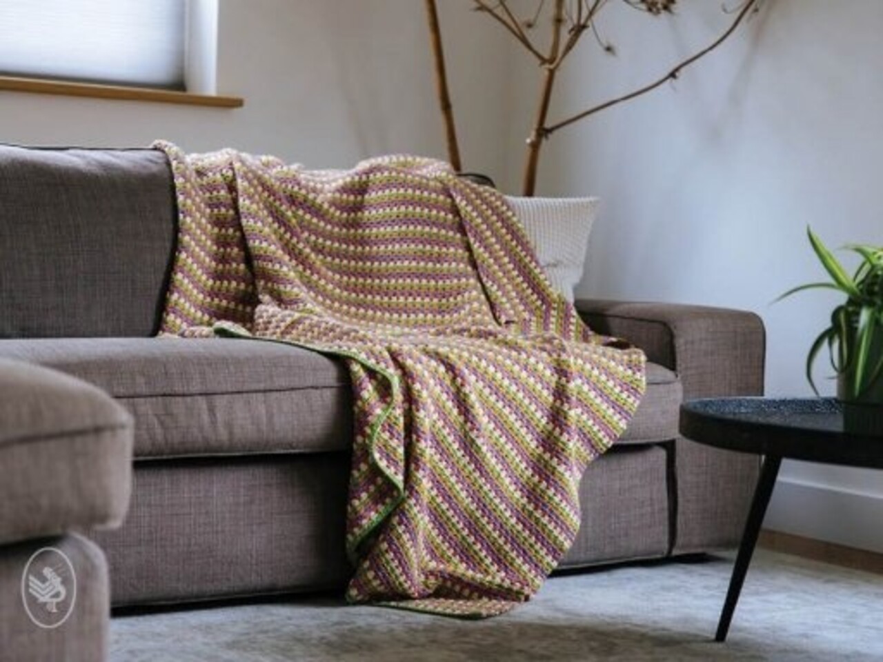 Durable Durable haakpakket Comfy Granny Stripe Blanket - Heerlijke deken gehaakt met Durable Comfy