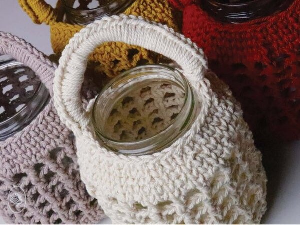 Durable Durable haakpakket Sfeerlichtjes - Breng extra sfeer in huis tijdens de donkere dagen met deze lichtjes gehaakt van Durable Macramé