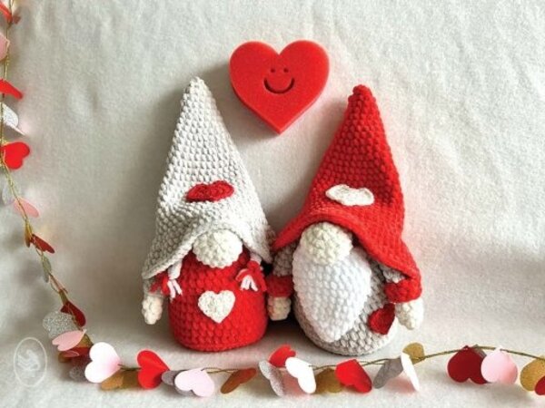 Durable Durable haakpakket Gnomes in Love - Haak deze verliefde gnomes met het Durable Velvet en Coral Mini garen