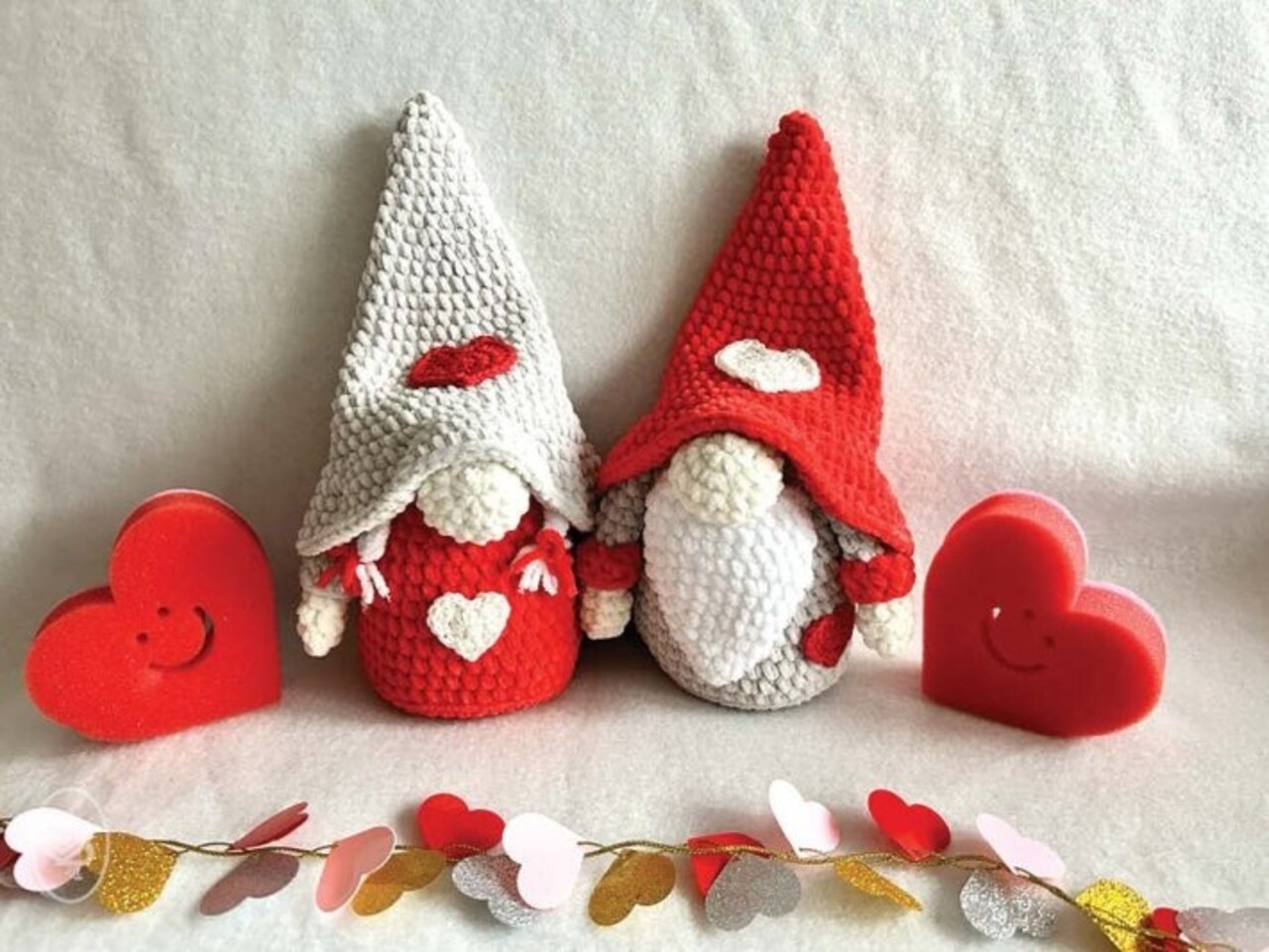 Durable Durable haakpakket Gnomes in Love - Haak deze verliefde gnomes met het Durable Velvet en Coral Mini garen