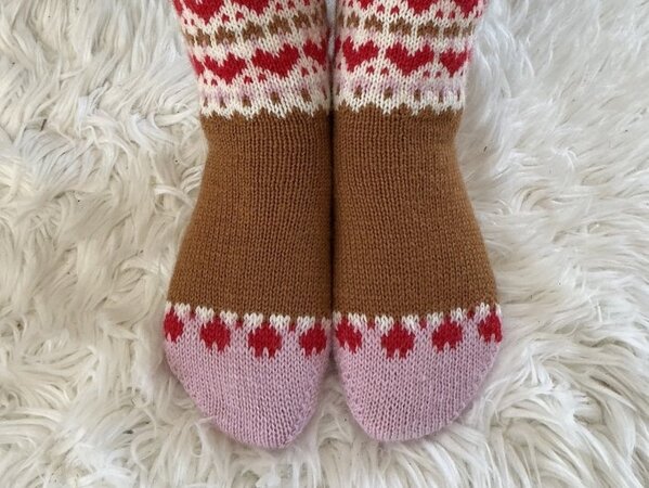 Durable Durable haakpakket Love in stitches soqs - De sokken voor Valentijnsdag gebreid met Durable Soqs