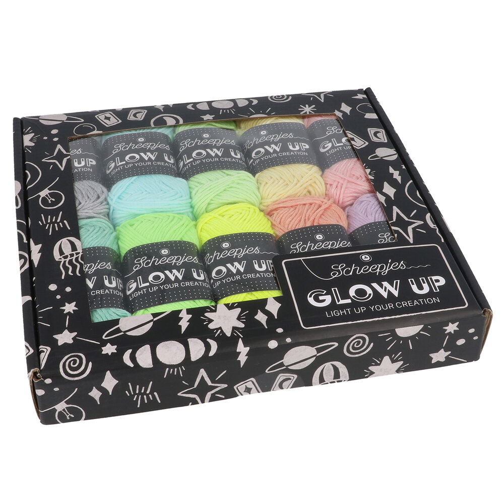 Scheepjes Scheepjes Glow Up Colour Pack 10x25g Scheepjes Scheepjes Glow Up Colour Pack 10x25g