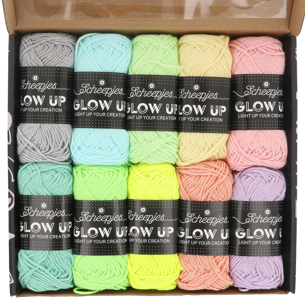 Scheepjes Scheepjes Glow Up Colour Pack 10x25g Scheepjes Scheepjes Glow Up Colour Pack 10x25g