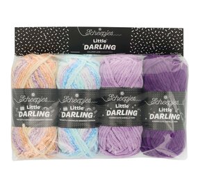Scheepjes Little Darling Sprinkled Gradient Lollipop Lane 4x25g Scheepjes Little Darling Sprinkled Gradient Lollipop Lane 4x25g