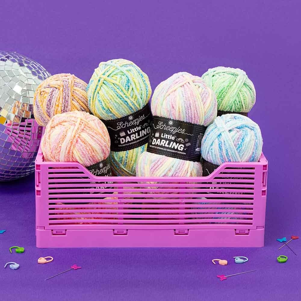 Scheepjes Scheepjes Little Darling Sprinkled Gradient Lollipop Lane 4x25g Scheepjes Scheepjes Little Darling Sprinkled Gradient Lollipop Lane 4x25g