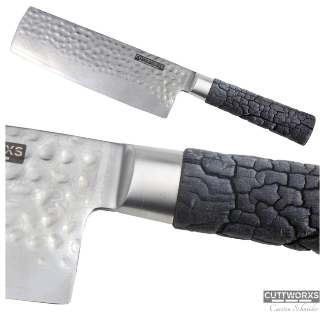 Cuttworx Flamewood Nakiri mes