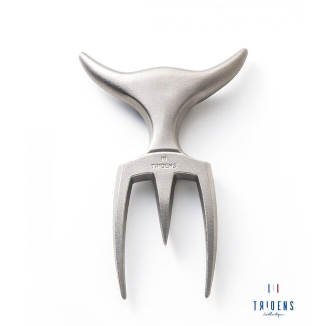 Tridens Brushed Fork built-in beechwood base