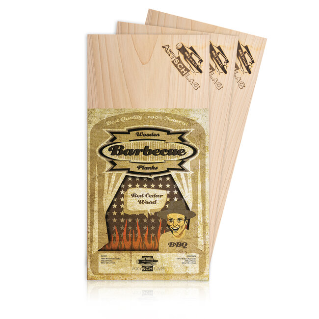 Axtschlag Rookplank Western red cedar 300 x 150 x 11 mm