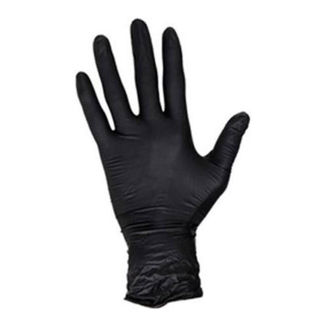 Nitril Wegwerphandschoenen Zwart Poedervrij & Latexvrij (100 stuks)