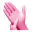 Nitril Wegwerphandschoenen Roze Poedervrij & Latexvrij (100 stuks)