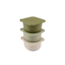 Babadoh Pizzadeeg en Toppings vershoudbakjes Multi Green 3 stuks