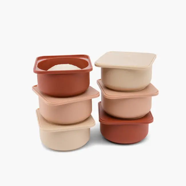 Babadoh 6 Silicone deeg en vershoudbakjes