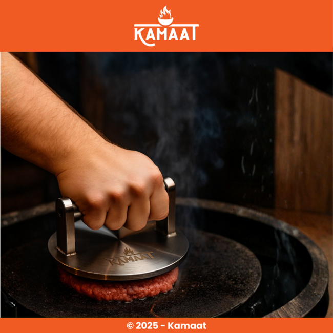 Kamaat RVS Smash Burger Press