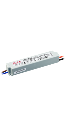 LED voeding 18 watt 12 volt 1,5 Ampère - IP67 waterdicht - GLP GPV-18-12