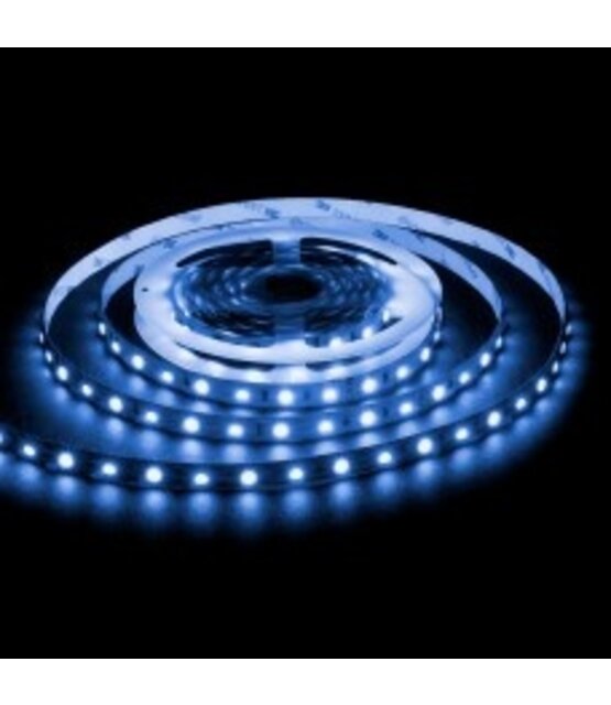 LED strip 12 volt blauw 4,8W 500LM 60LED p/m IP20 - 5 meter