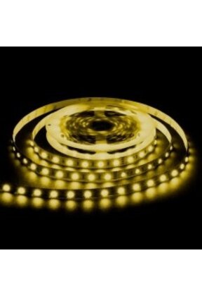 LED strip 12 volt geel 4,8W 500LM 60LED p/m IP20 - 5 meter