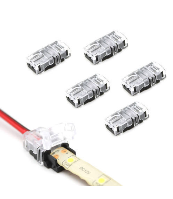 Waterdicht koppelstuk voor LED strips 10mm