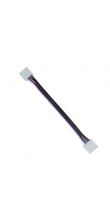 12mm RGBW/RGBWW koppelstuk met aan 2 kanten een connector - IP20