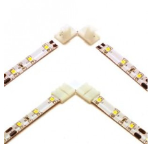 Hoekconnector voor LED strips 8mm