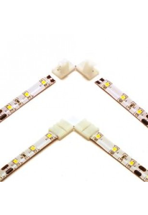 Hoekconnector voor LED strips 8mm