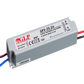 LED voeding 35 watt 24 volt 1,5 Ampère – IP67 waterdicht – GLP GPV-35-24