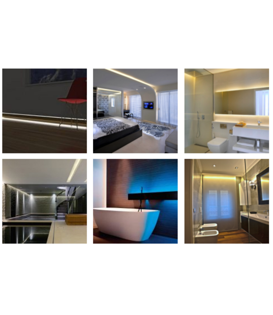 LED strip warm wit & koud wit in 1 strip complete set 5 meter