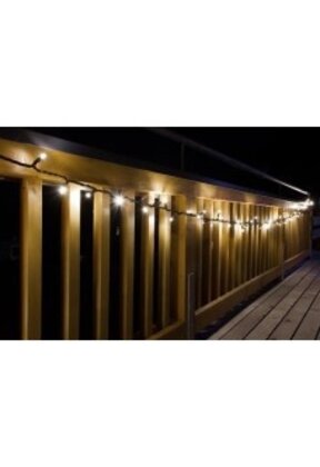 Knipperende kerstverlichting 50 LED 5 meter warm wit koppelbaar