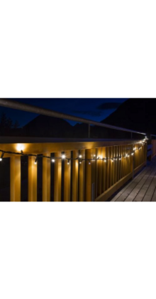 Knipperende kerstverlichting 100 LED 10 meter warm wit koppelbaar