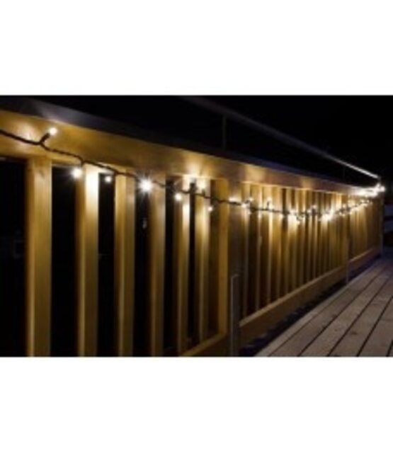 Kerstverlichting 100 Led 5 Meter Warm wit koppelbaar en waterdicht
