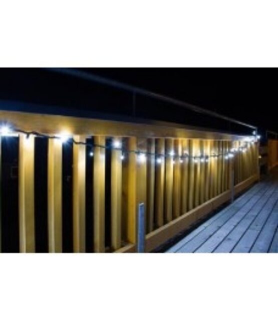 Knipperende kerstverlichting 200 LED 10 meter wit koppelbaar