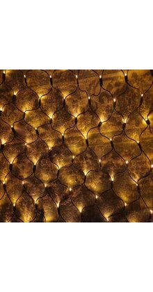 1,5 x 4 meter net kerstverlichting - 480 LEDs - warm wit - IP67 waterdicht - PRO LUKSUS