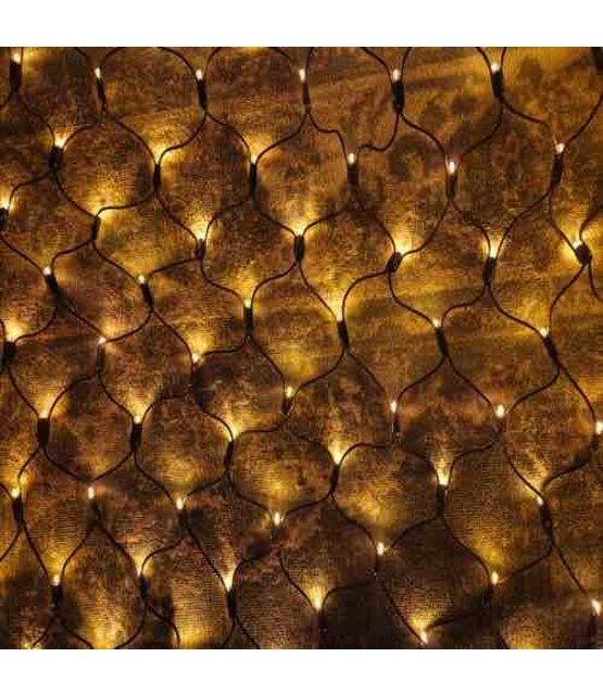 1,5 x 10 meter net kerstverlichting - 1200 LEDs - warm wit - IP67 waterdicht - PRO LUKSUS
