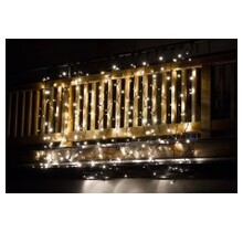 Knipperende kerstverlichting hangend voor binnen & buiten 2 x 3 meter warm wit