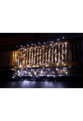 Kerstverlichting hangend voor binnen & buiten 2 x 6 meter wit