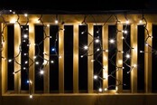 Kerstverlichting ijspegel LED 0,5 X 0,9 meter warm wit