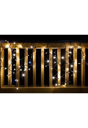 Kerstverlichting ijspegel LED 0,5 X 0,9 meter warm wit