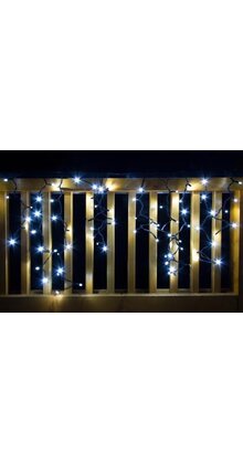Kerstverlichting ijspegel LED 1 X 1,5 meter wit