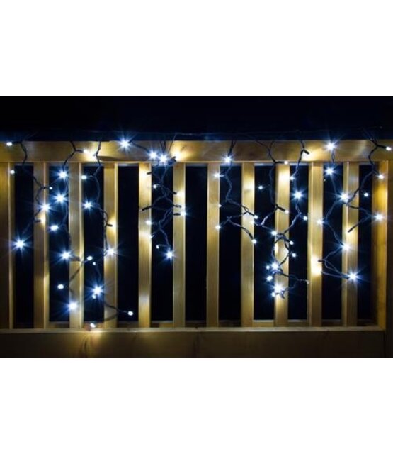 Kerstverlichting ijspegel LED 1 X 1,5 meter wit