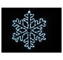 Led sneeuwvlokken verlichting koel wit 4,5 meter LED lampjes - waterdicht