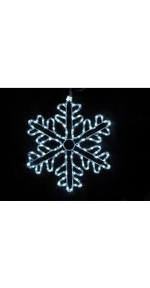 Led sneeuwvlokken verlichting koel wit 4,5 meter LED lampjes - waterdicht