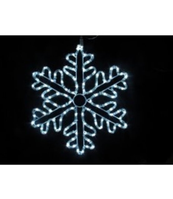 Led sneeuwvlokken verlichting koel wit 4,5 meter LED lampjes - waterdicht