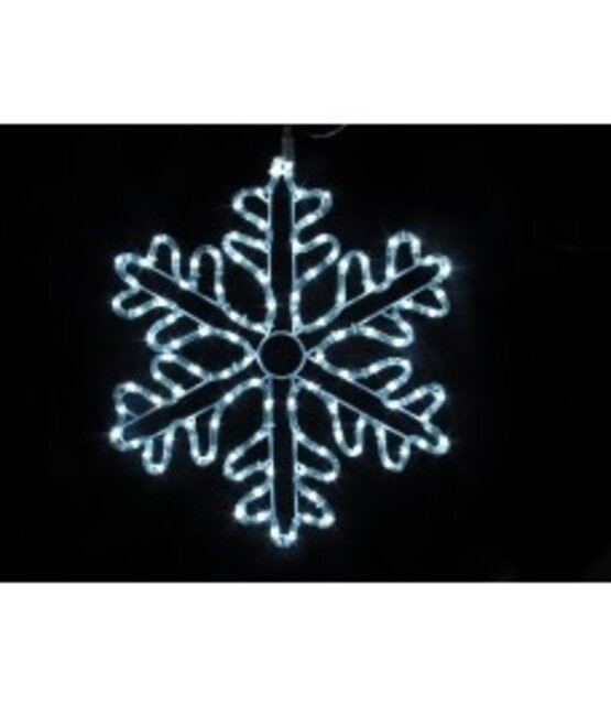 Led sneeuwvlokken verlichting koel wit 4,5 meter LED lampjes - waterdicht