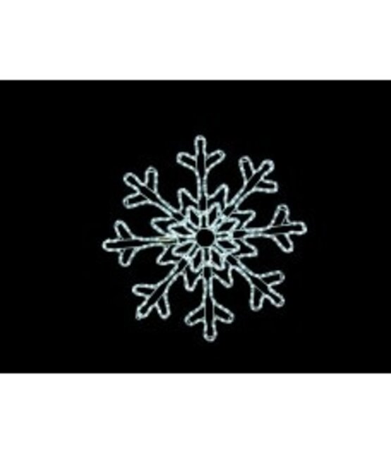 Led sneeuwvlokken verlichting koel wit 8,5 meter LED lampjes - waterdicht