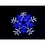 Led sneeuwvlokken verlichting koud wit & blauw 9 meter LED lampjes - waterdicht