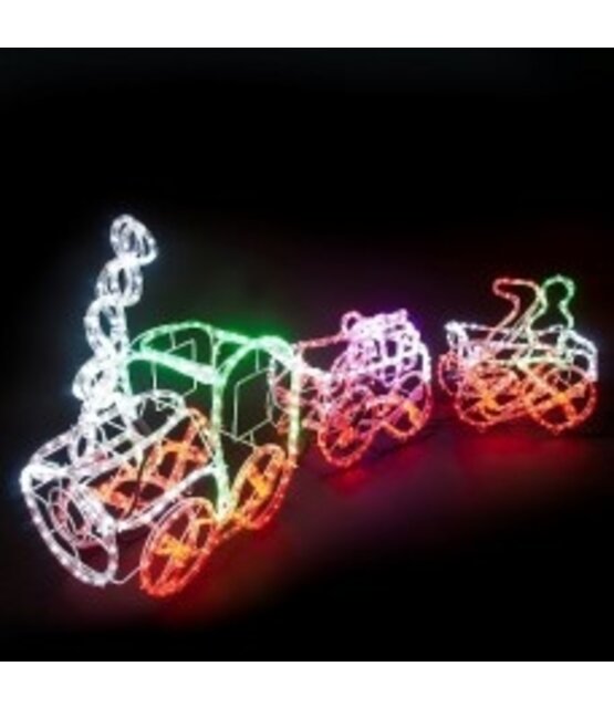 Kersttrein voor binnen & buiten 175cm