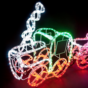 Kersttrein voor binnen & buiten 175cm