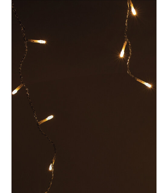 IJspegel kerstverlichting warm wit 7 meter 192 ijspegels voor binnen & buiten met 8 functies