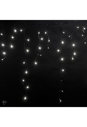 IJspegel kerstverlichting helder wit 4 meter 192 ijspegels voor binnen & buiten